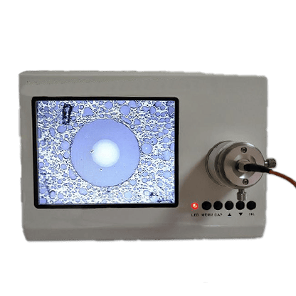 Visual fiber end face scratches-defect detection system